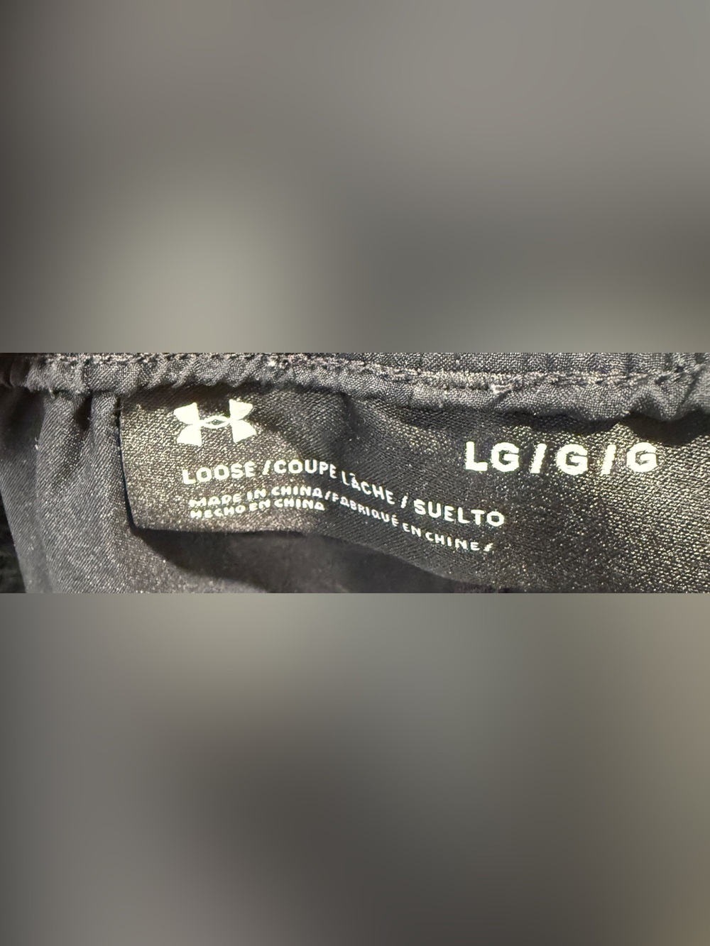 Under Armour Men’s Woven Graphic Shorts Size L Black Gym Workout Athletic Loose - Picture 5 of 5